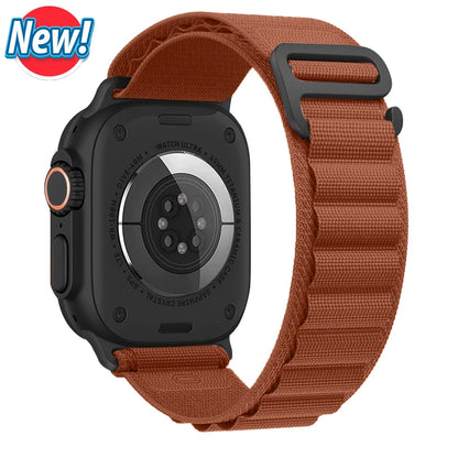 Alpine Loop Strap for Apple Watch – Rugged Adjustable Band (40–49mm, Ultra/Series Compatible)