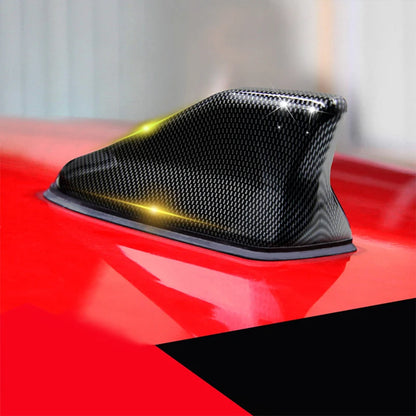 Universal Shark Fin Car Antenna – Carbon Fiber Style AM/FM Signal Amplifier