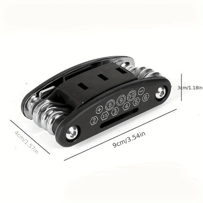 16-in-1 Universal Socket Wrench Set with Rotating Non-Slip Head