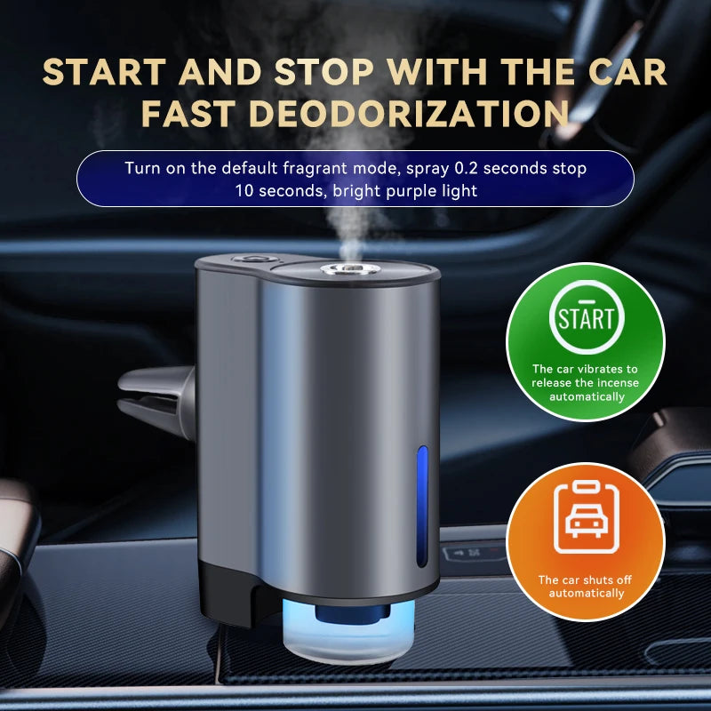 Smart Car Aromatherapy Diffuser (USB Rechargeable)