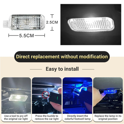 Car Interior Ambient LED Lights Kit (Footwell Lighting)