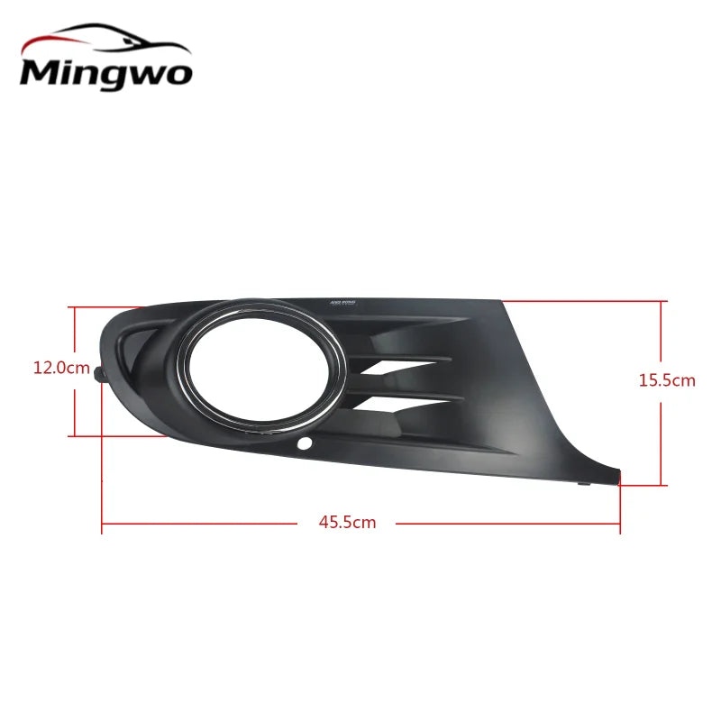 2PCS Fog Light Grill Covers for VW Golf 6 MK6 (2008–2013) – L&R Set