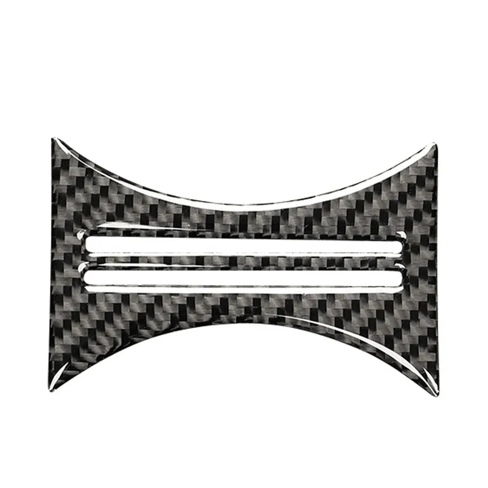 Carbon Fiber Water Cup Holder Interior Trim Cover for Mercedes-Benz A, B, GLA & CLA Class