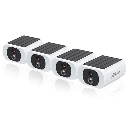 ANRAN Solar WiFi Security Camera – 3MP Outdoor Wireless CCTV (2–3 Pack)