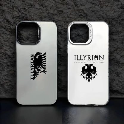 Albania Flag Eagle Logo Phone Case For IPhone 17 16 15 14 13 12 11 Pro Max Air Multicolor Matte Laser Metallic Aurora Funda