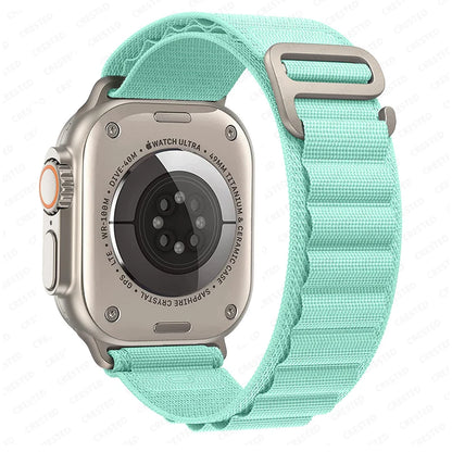Alpine Loop Strap for Apple Watch – Rugged Adjustable Band (40–49mm, Ultra/Series Compatible)