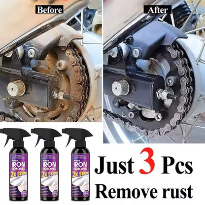 Powerful Rust Remover Spray for Metal, Cars & Tools
