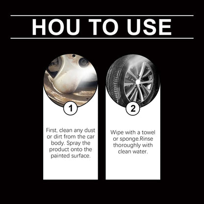 Car Wheel Rim Cleaner – Multi-Purpose Rust & Iron Remover Chrome Care Spray