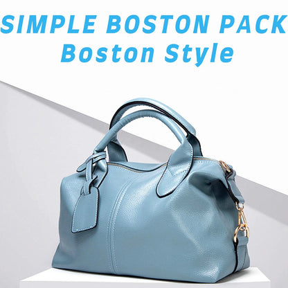 Simple Lychees Pattern Bostons Bag Shoulder Bag Wear-resistant Waterproof PU Bag Gift For Lovers Friends