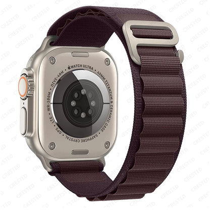 Alpine Loop Strap for Apple Watch – Rugged Adjustable Band (40–49mm, Ultra/Series Compatible)