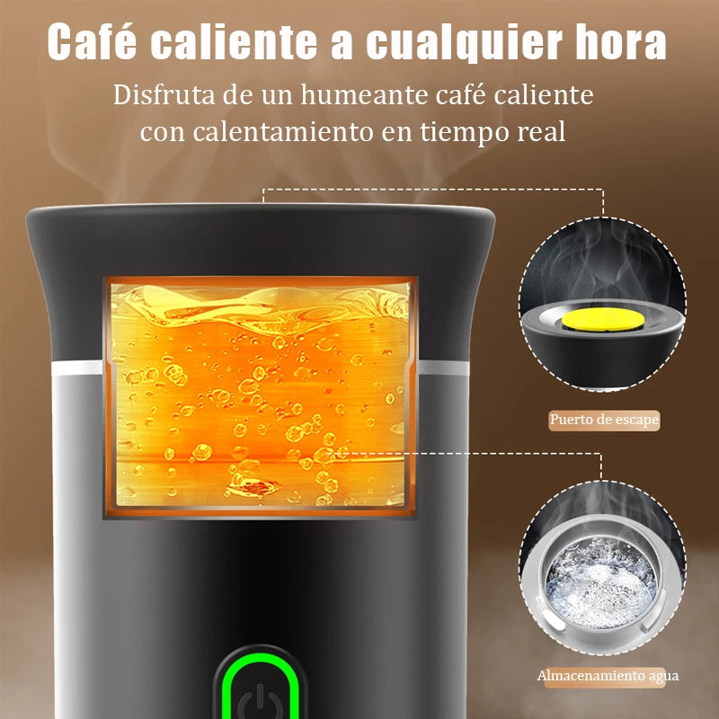 3-in-1 Wireless Electric Portable Capsule Coffee Machine for Car&Home Camping Coffee Maker Capsule Powder Travel Espresso Maker