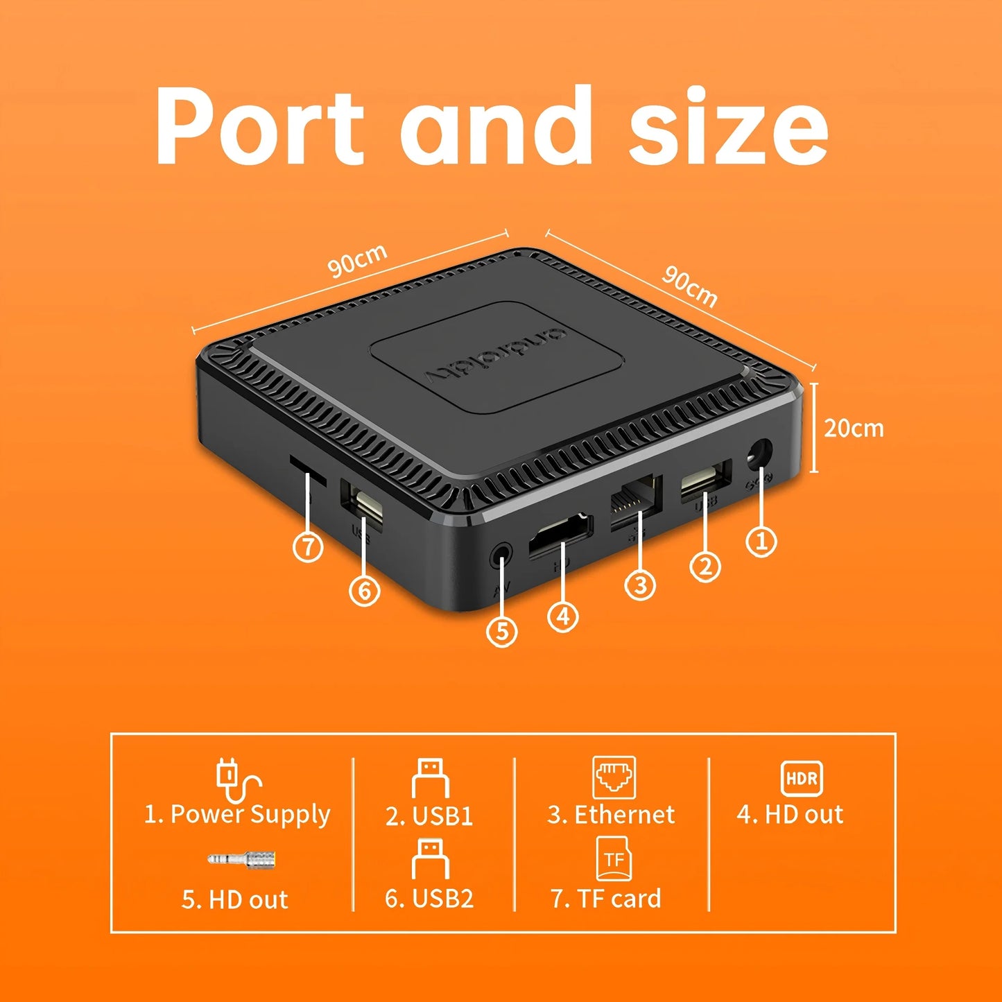 Q7 New Android 14 TV Box 8GB+128GB Smart Network Set-Top Box Supports WiFi 6 Bluetooth 5.0 4K HDR10 Voice Remote Control TV Box
