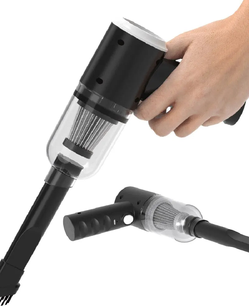 9000Pa Wireless Car Vacuum Cleaner – USB Rechargeable Mini Wet & Dry Cleaner