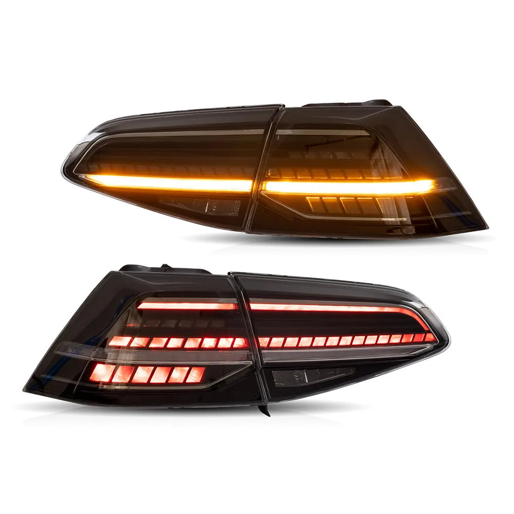 Full LED Sequential Tail Lights – VW Golf MK7/MK7.5 2013-2021, Waterproof & Anti-Fade