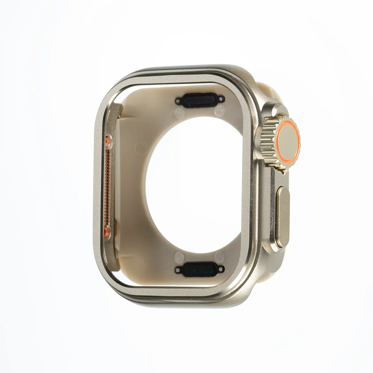 Metal+Plastic Case for Apple Watch 11 10 46mm Change To Ultra 2 Cover Aluminum Alloy Bumper Protective Frame for IWatch S10 46mm