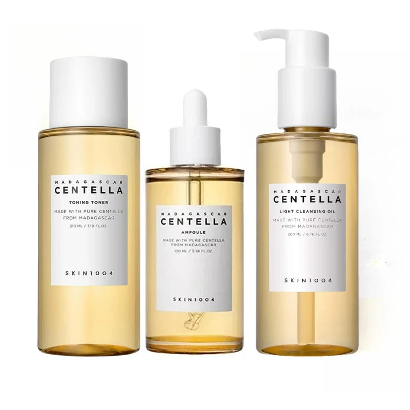 SKIN1004 Centella Skincare Set (3pcs) – Toner, Cleansing Oil & Serum for Sensitive Skin