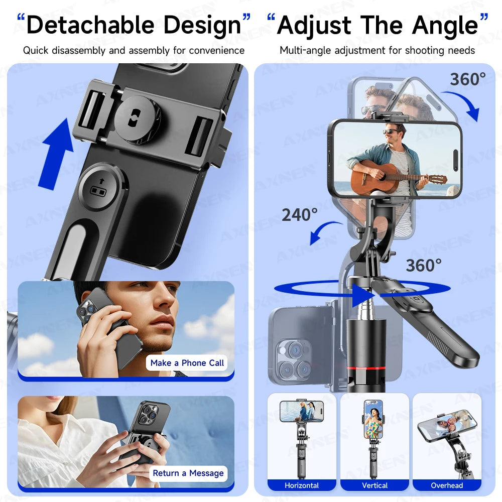 F16 Selfie Stick Tripod – 170cm Extendable with Bluetooth Remote & 360° Rotation