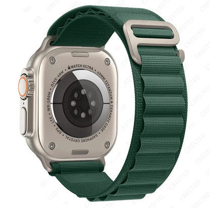 Alpine Loop Strap for Apple Watch – Rugged Adjustable Band (40–49mm, Ultra/Series Compatible)