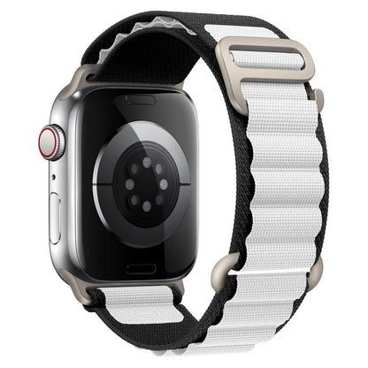 Nylon Alpine Strap for Apple Watch – Adjustable Sport Band (40–49mm, Ultra & Series Compatible)