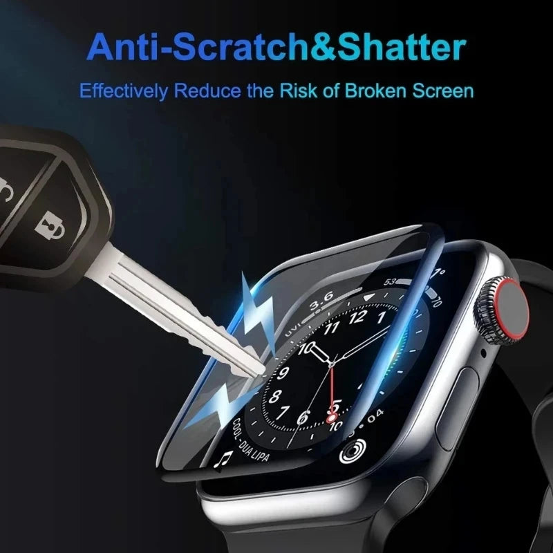3PCS Ceramic Film For Apple Watch Ultra 8 7 49mm 45mm 41mm Screen Protector For Apple Watch 6 5 4 SE 44mm 40mm 3 2 9 42mm 38mm