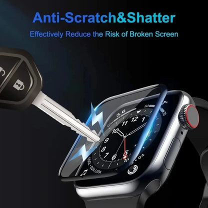3PCS Ceramic Film For Apple Watch Ultra 8 7 49mm 45mm 41mm Screen Protector For Apple Watch 6 5 4 SE 44mm 40mm 3 2 9 42mm 38mm