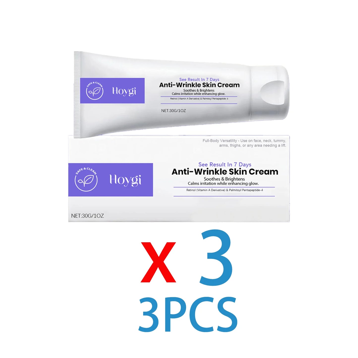 Hoygi Retinol Firming Night Cream for Face and Body Smooth Skin Oil Control Pore Refining Moisturizer for Dry Sensitive Skin 30g