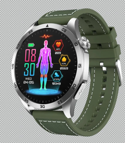 Marsyu Health Smartwatch – ECG+PPG, Bluetooth Call, Multi Health Monitor