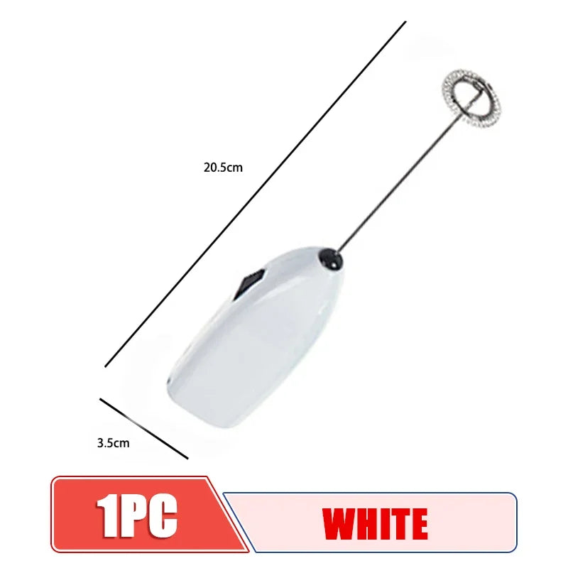 Mini Electric Milk Frother – Wireless Handheld Coffee Whisk & Egg Beater