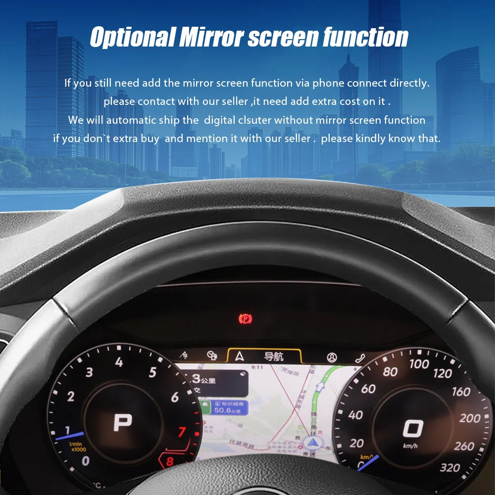 10.25" Digital Instrument Cluster for VW T5.1 / T5.2 (2010–2015)