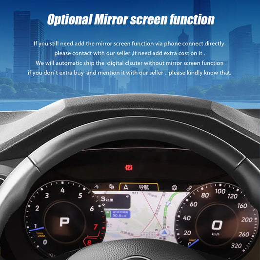 10.25" Digital Instrument Cluster for VW T5.1 / T5.2 (2010–2015)