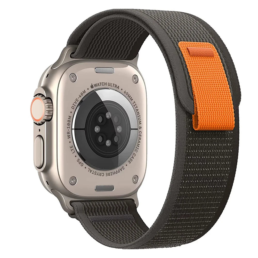 Trail Loop Strap for Apple Watch – Adjustable Sport Band (40–49mm, Ultra/Series Compatible)
