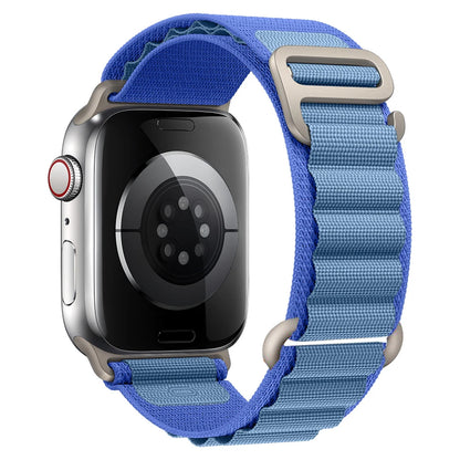 Nylon Alpine Strap for Apple Watch – Adjustable Sport Band (40–49mm, Ultra & Series Compatible)