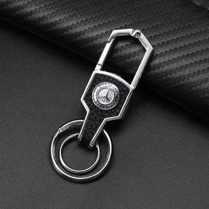 Metal/Leather Keychain Hand-Woven Key Rope Key Ring Key Holder For Mercedes Benz AMG W204 W205 W212 W213 W221 W117 W177 GLA GLE