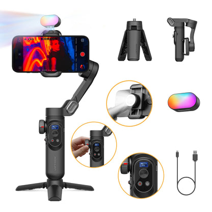 Pro 3-Axis Gimbal Stabilizer for iPhone & Android