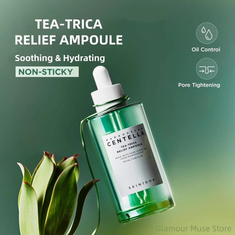 Korean Centella Ampoule Series,Poremizing Fresh,Brightening,Intensive Ampoule Face Pore Care Soothing Serum Skincare Products