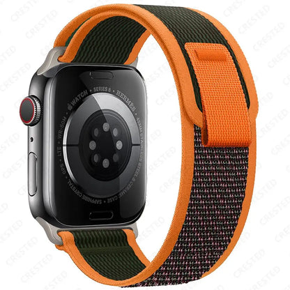 Trail Loop Strap for Apple Watch – Adjustable Sport Band (40–49mm, Ultra/Series Compatible)