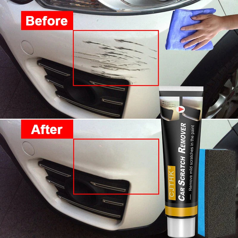 Car Scratch Remover Kit – Auto Paint Repair Polish & Anti-Scratch Wax Compound