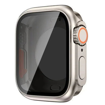 Apple Watch Bumper Case with Screen Protector – Hard PC Front & Rear Cover (40–45mm, Series Compatible)