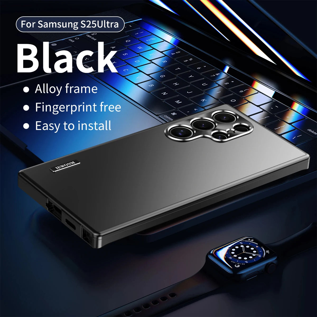 Magnetic Aluminum Metal Case – Drop Proof Cover for Samsung Galaxy S25/S24/S23/S22/S21 Ultra