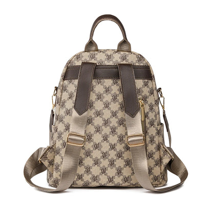 Luxury Designer Leather Women’s Backpack – Fashion School & Shoulder Bag for Girls