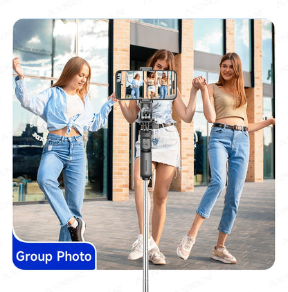 F16 Selfie Stick Tripod – 170cm Extendable with Bluetooth Remote & 360° Rotation