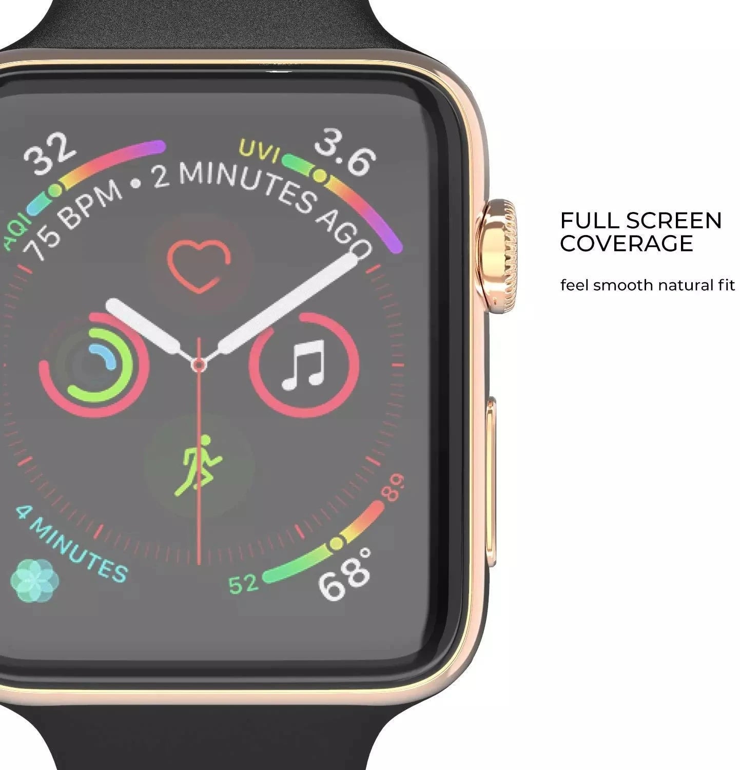 Apple Watch Screen Protector – Ceramic Film Protection (38–49mm, Ultra & Series Compatible)