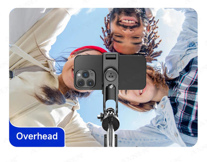 F16 Selfie Stick Tripod – 170cm Extendable with Bluetooth Remote & 360° Rotation