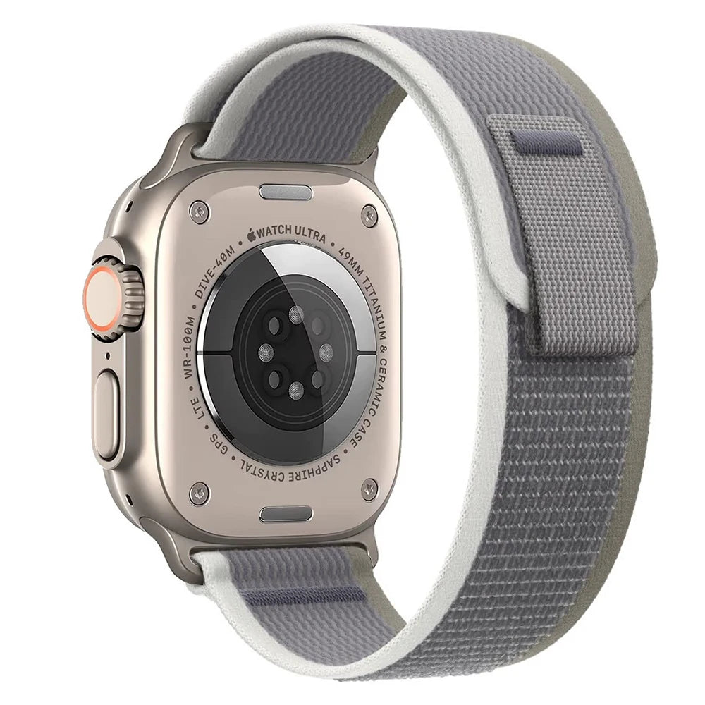 Trail Loop Strap for Apple Watch – Adjustable Sport Band (40–49mm, Ultra/Series Compatible)