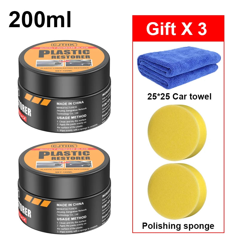 Car Plastic Restorer – Back to Black Gloss Interior & Exterior Renewal Coating