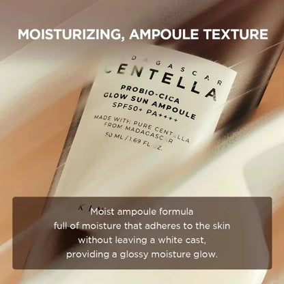 🌿 Centella Probio-Cica Glow Sunscreen SPF50+ – Hydrating & Soothing Facial Sun Protection 50ml
