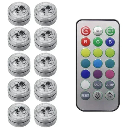 Wireless LED Car Interior Light – Adhesive Ambient Roof Lamp with Remote Control