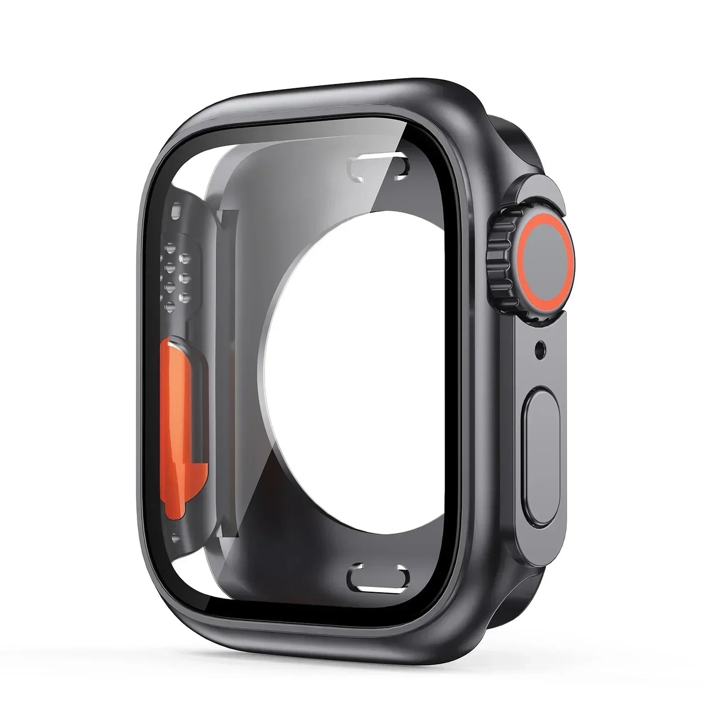 Change To Ultra Case for Apple Watch 46mm 45 44 40 41 42mm Hard PC Front Rear Bumper iwatch 10 987 SE 654 Screen Protector Cover