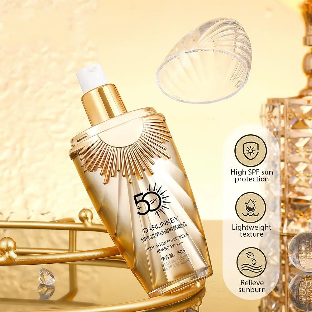 SPF50+ Whitening Sunscreen Lotion – Oil Control & Moisturizing Face Protection
