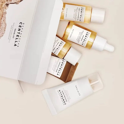 🌿 SKIN1004 Madagascar Centella Travel Kit – Mini 5pcs Skincare Set (Toner, Ampoule, Cream & Cleanser)